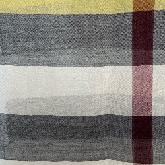 BURBERRY Women’s Plaid Multicolor Scarf - Picture 9 of 11